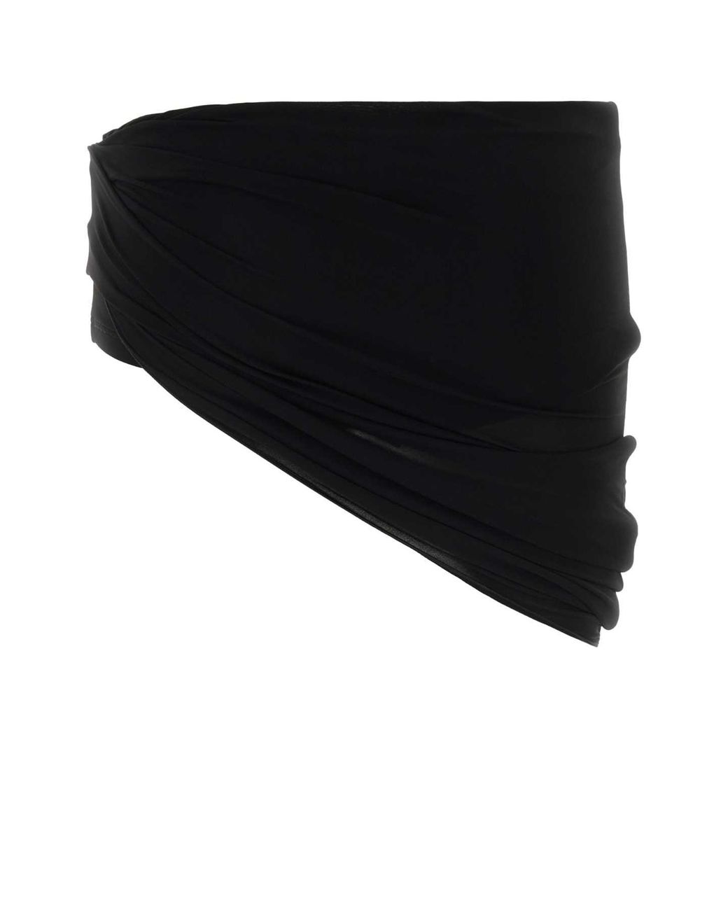 Gucci Black Stretch Jersey Mini Skirt