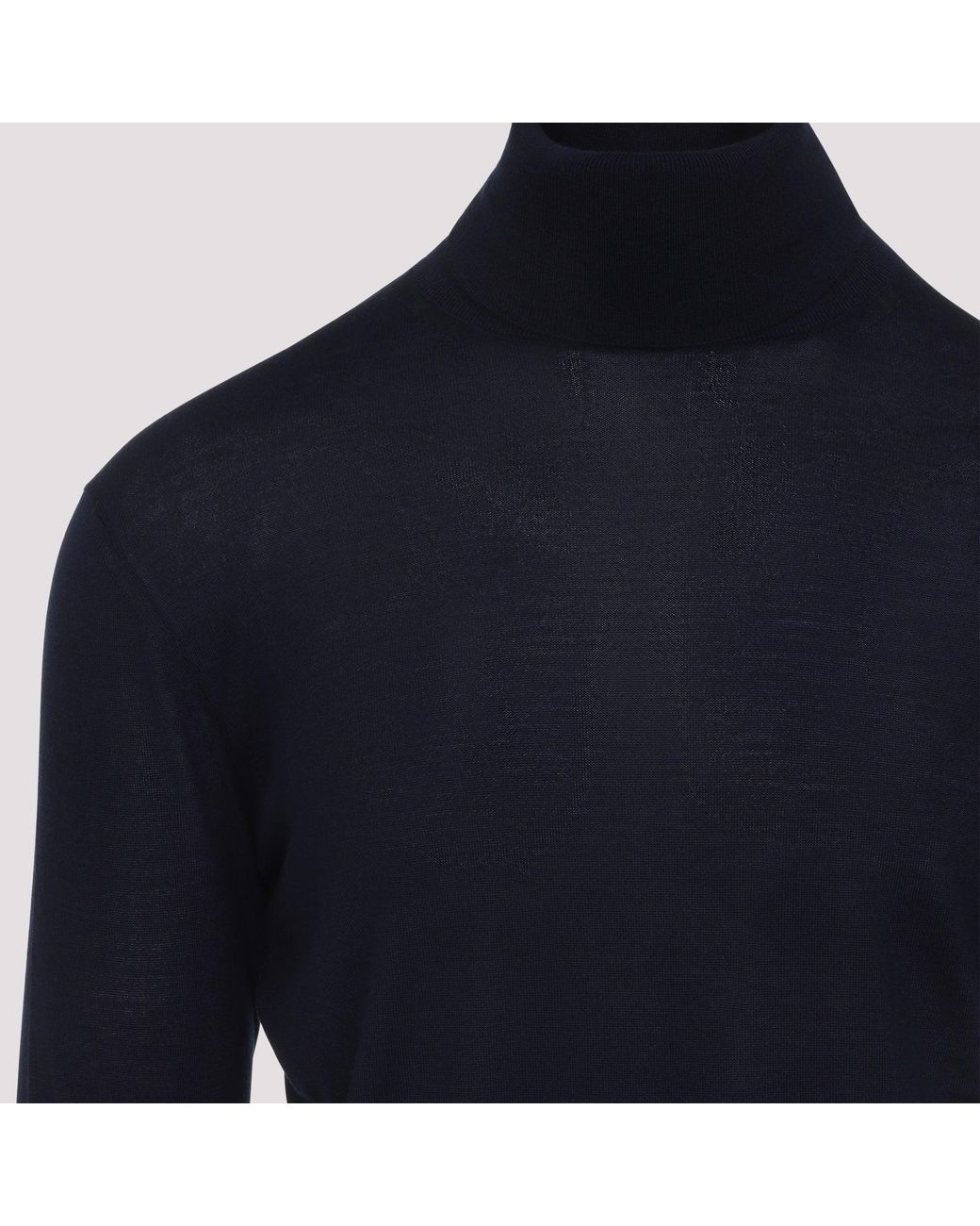 Pull À Col Roulé Saint Laurent pour homme en coloris Blue