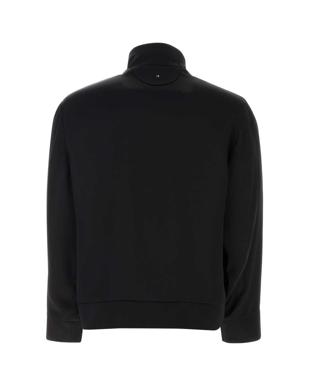 Valentino Garavani Black Satin Sweatshirt for men