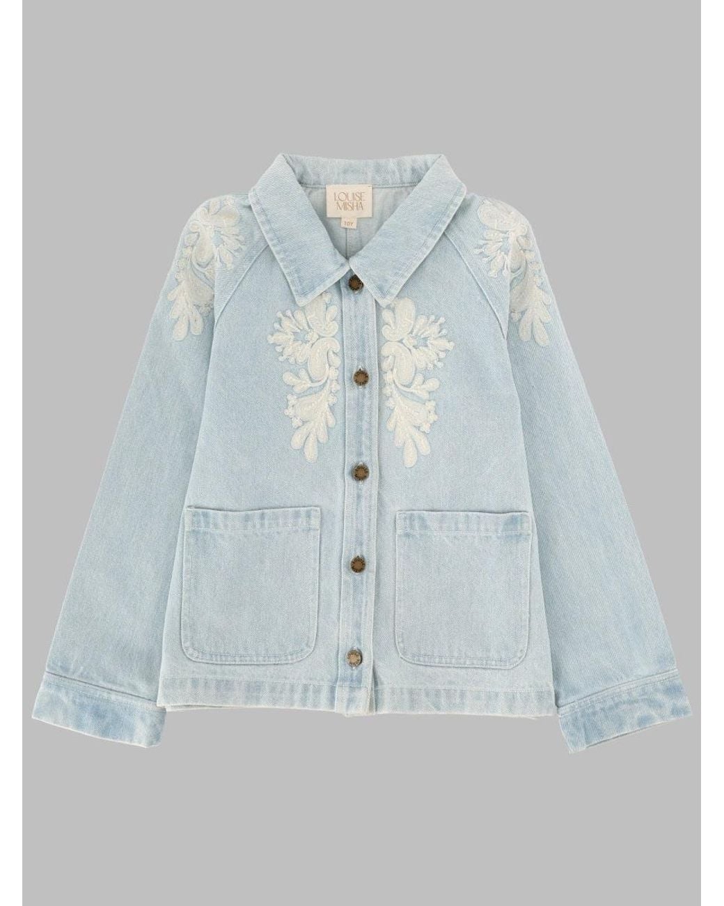 Louise Misha Blue Jacket Rafaela