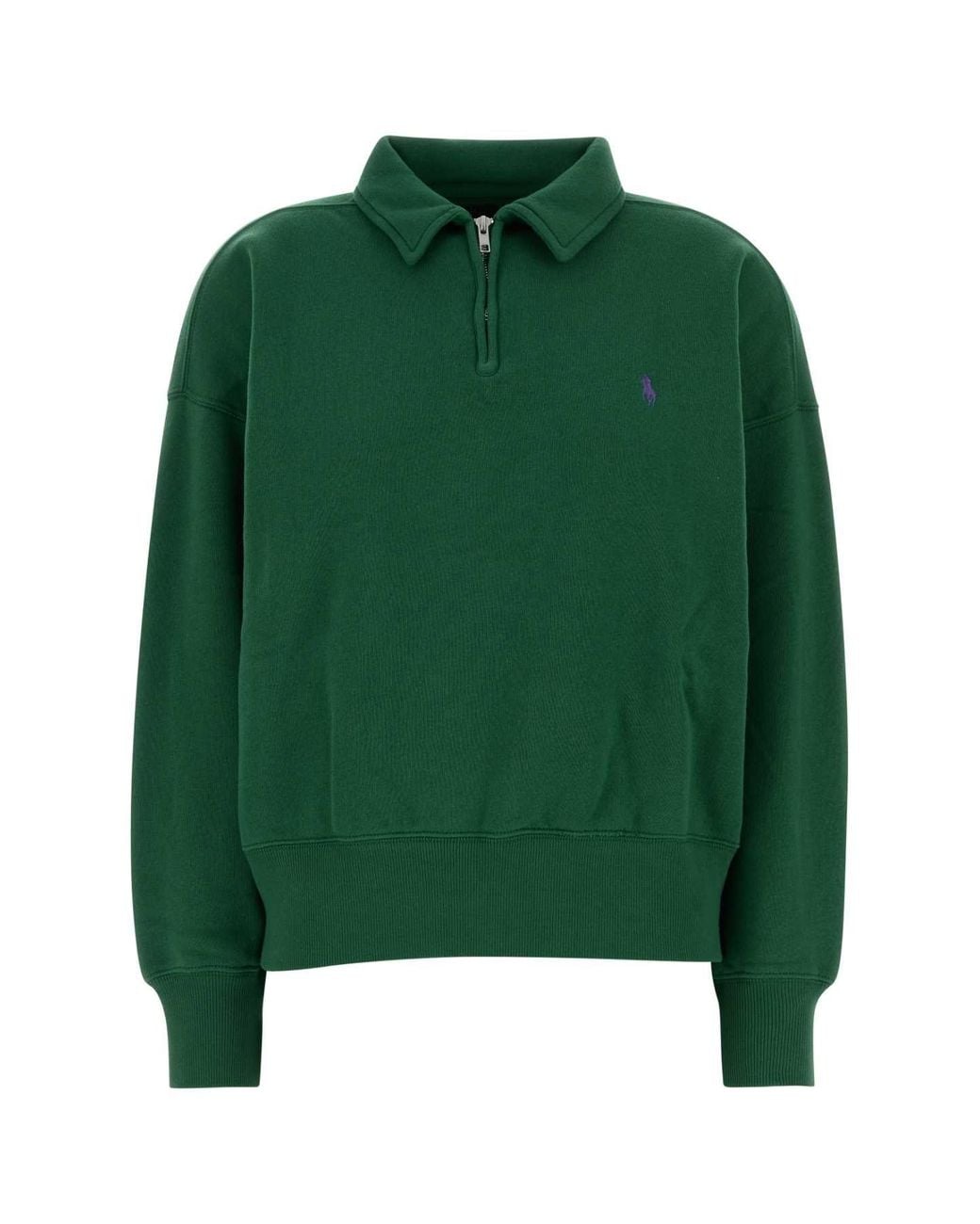 Polo Ralph Lauren Green Cotton-Blend Polo Shirt