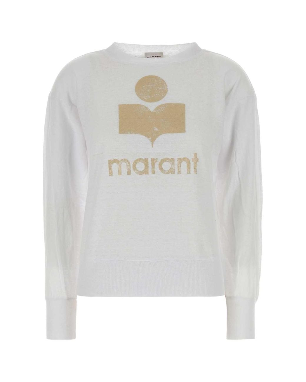 Isabel Marant White Linen Klowia T-Shirt