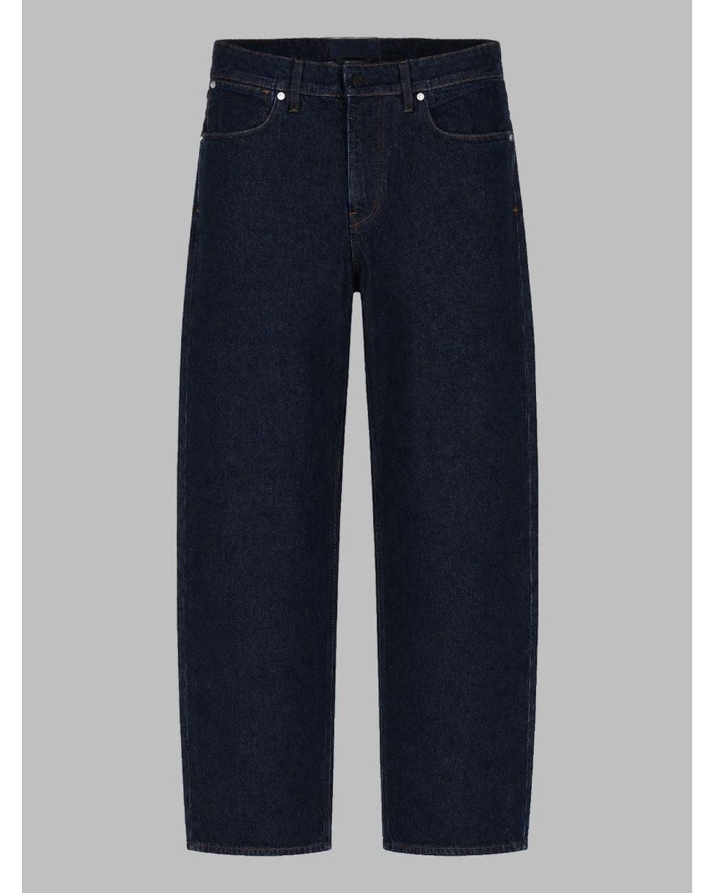 Stone Island Blue Straight-Leg Jeans for men