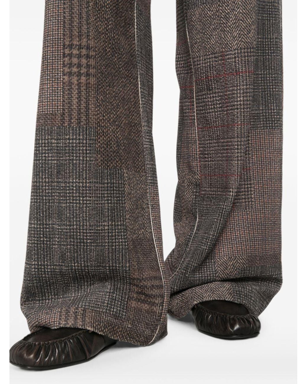 Adiós pantalones patchwork Bye de color Gray