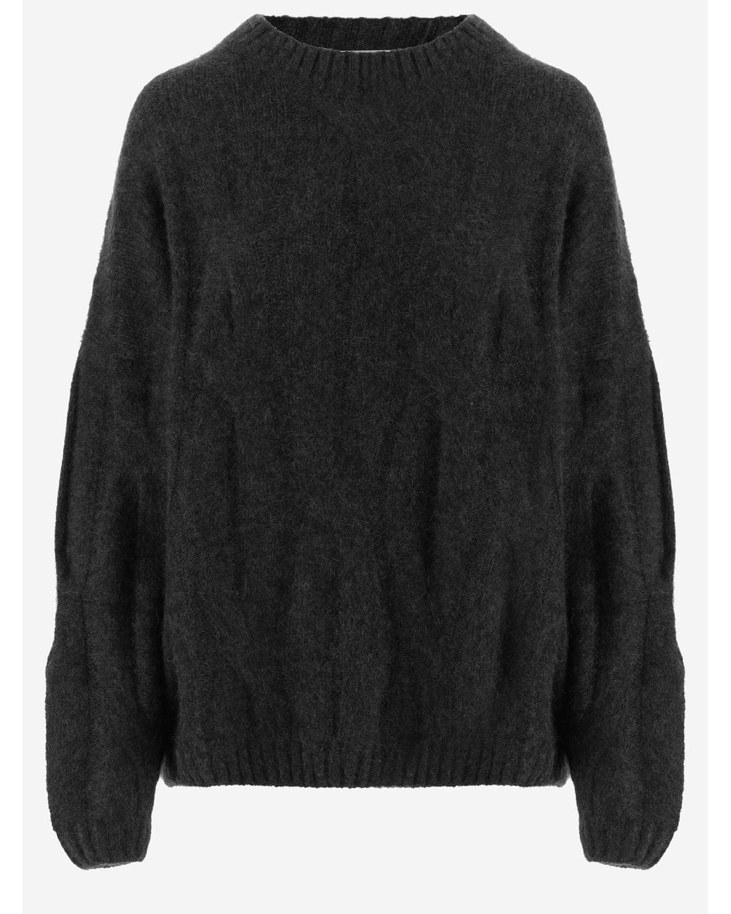 Allude Black Sweater Cashmere And Silk