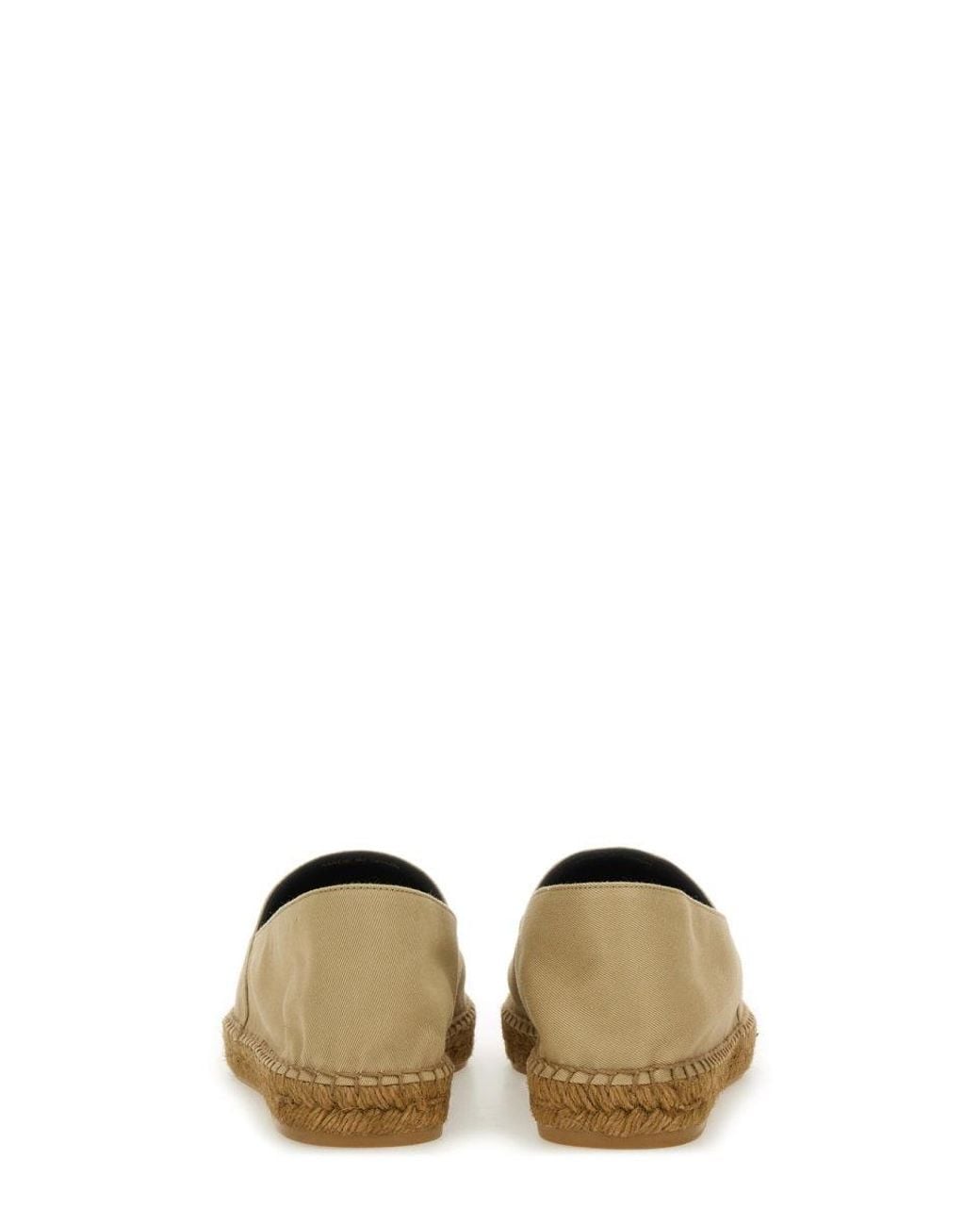 Saint Laurent Natural Espadrille Cotton Gabardine