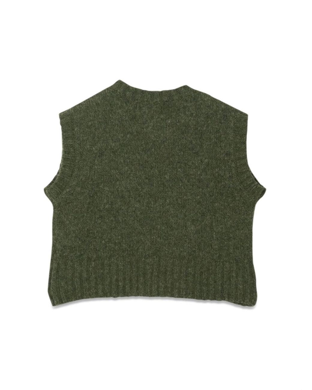 Aspesi Green Tricot Vest