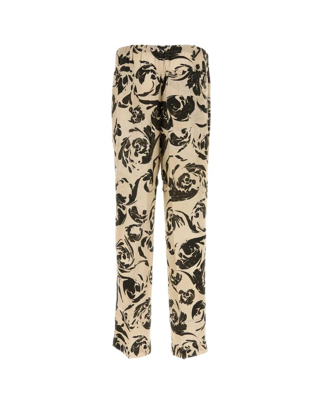 Dries Van Noten Multicolor Pritned Viscose Penny Pant for men