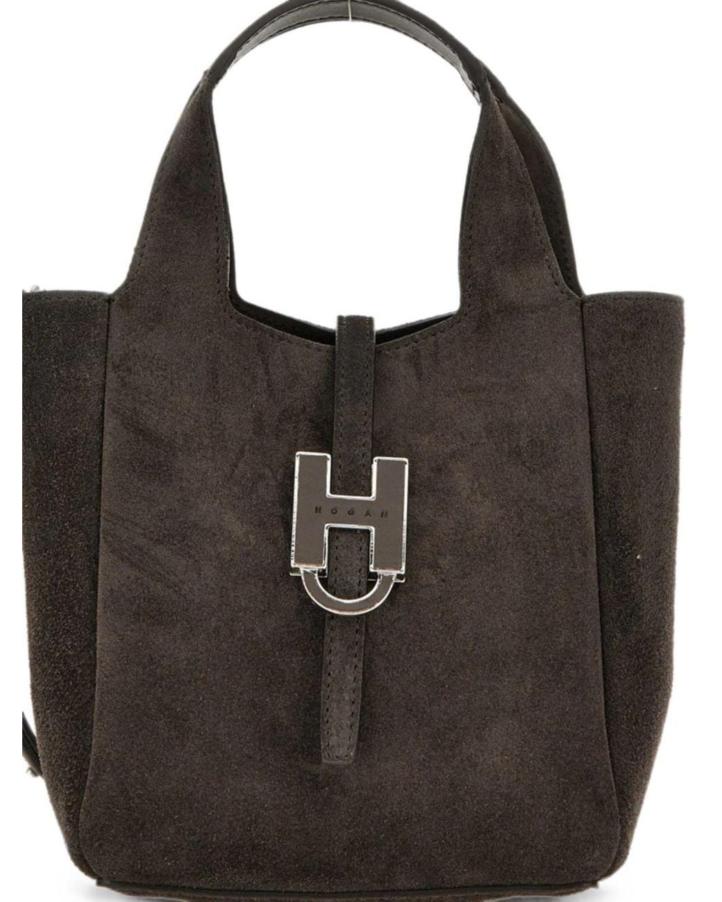 Hogan Black Trend Mini Leather Tote