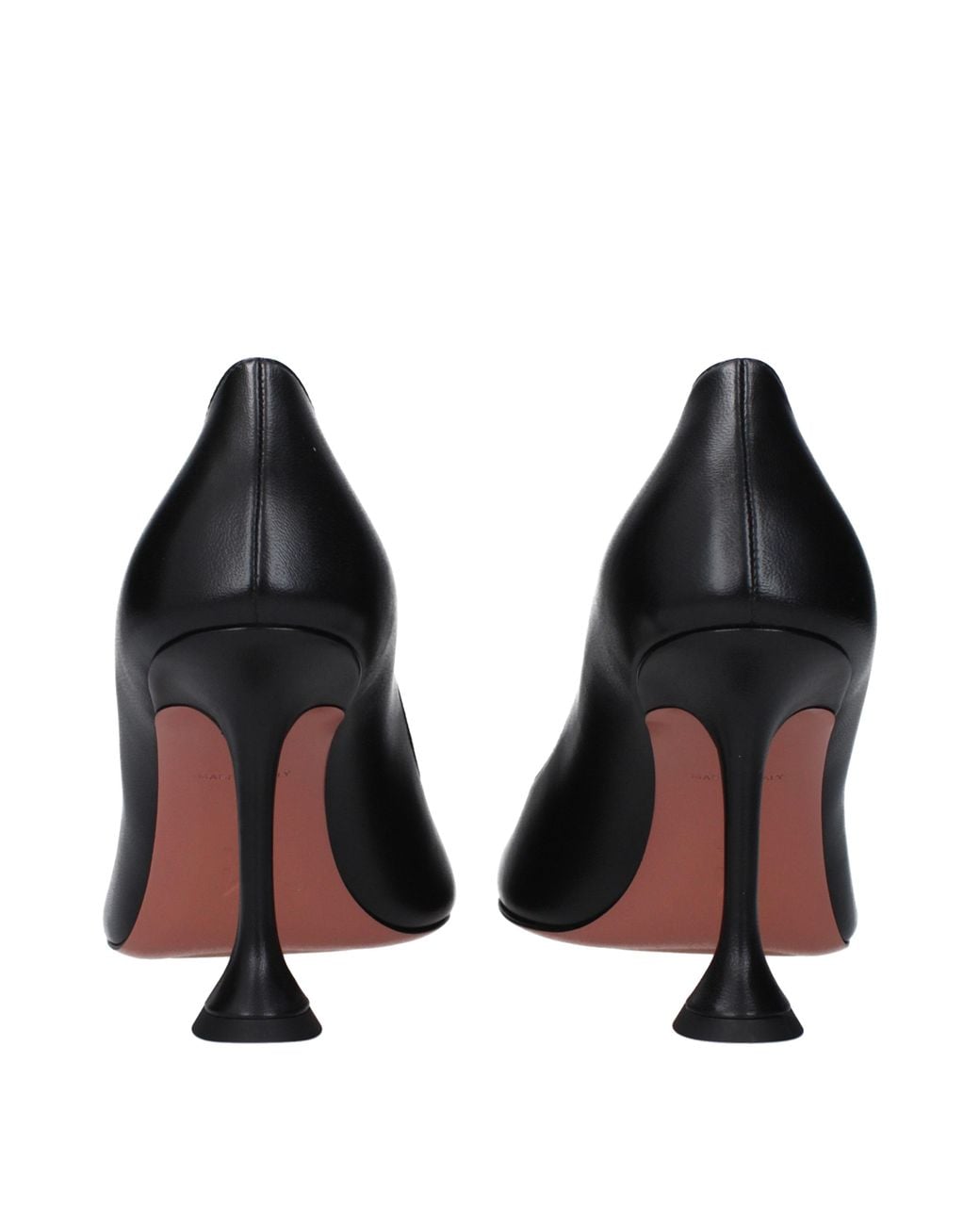 AMINA MUADDI Black Leather Broch