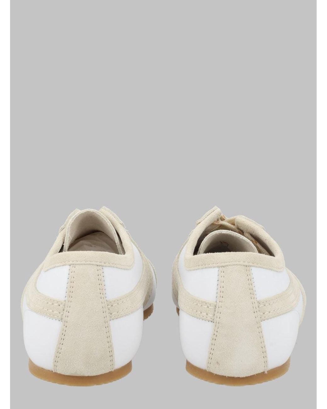 Dries Van Noten Natural Low-Top Lace-Up Sneakers for men