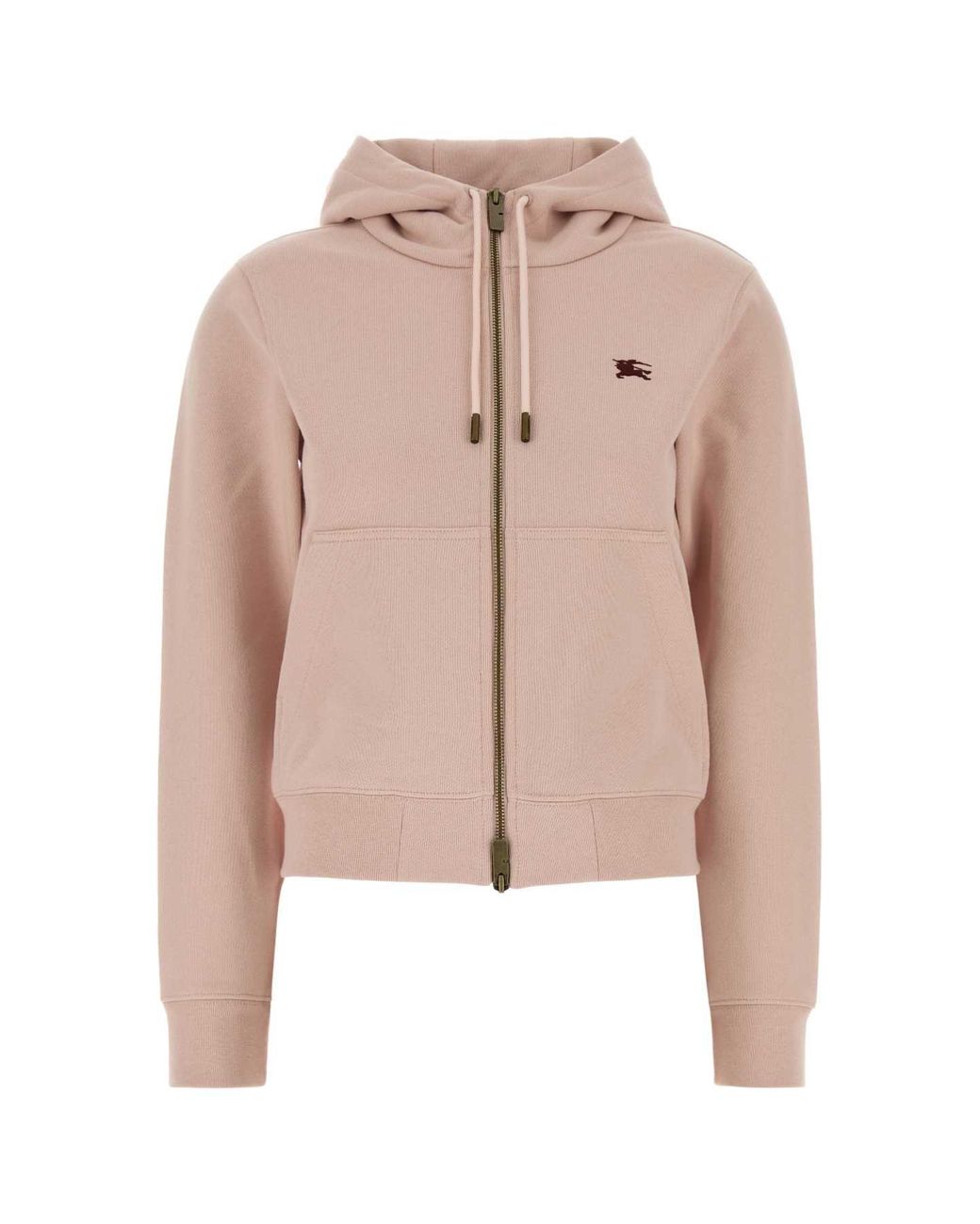 Burberry Pink Logo Hood Sweatshirt