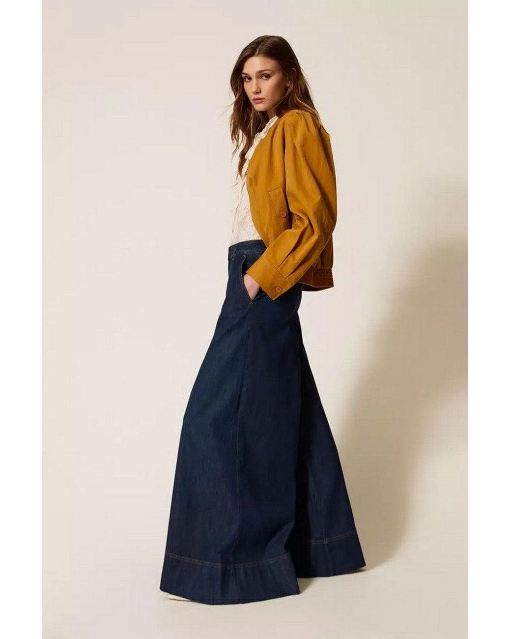 Jean Twinset en coloris Blue