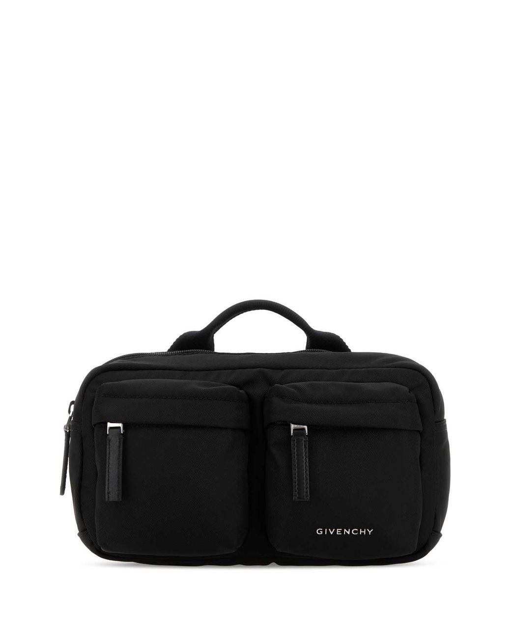 Givenchy Black Fabric Essential U Belt Bag for men