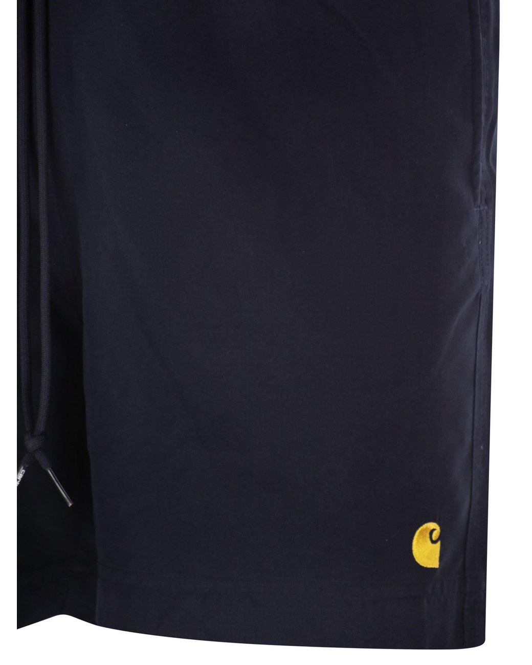 Carhartt Blue Beach Shorts With Logo