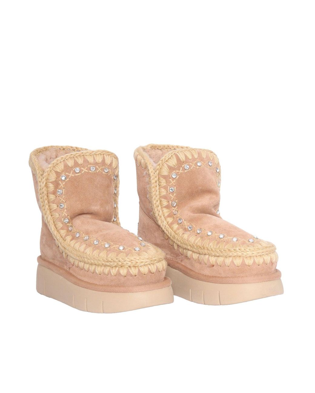 Mou Natural Bounce Boot Strass