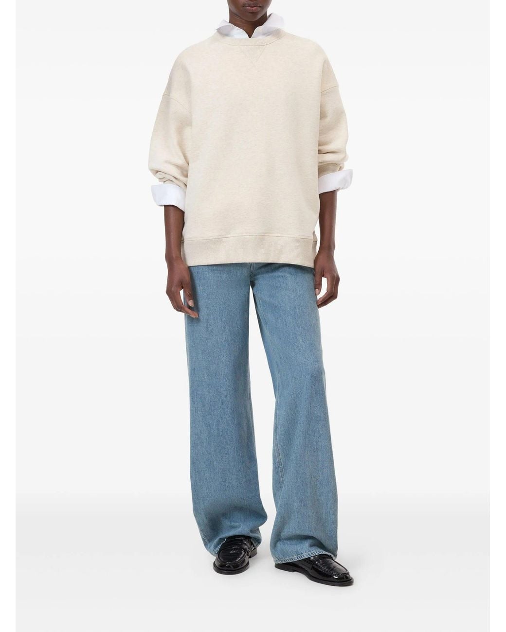 Closed White Relaxed Sweatshirt