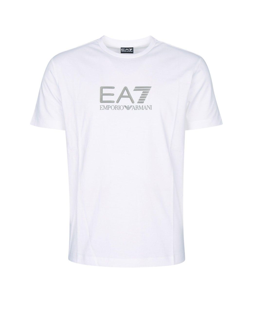 EA7 White Train Lux M Tee Ss Big Logo Co