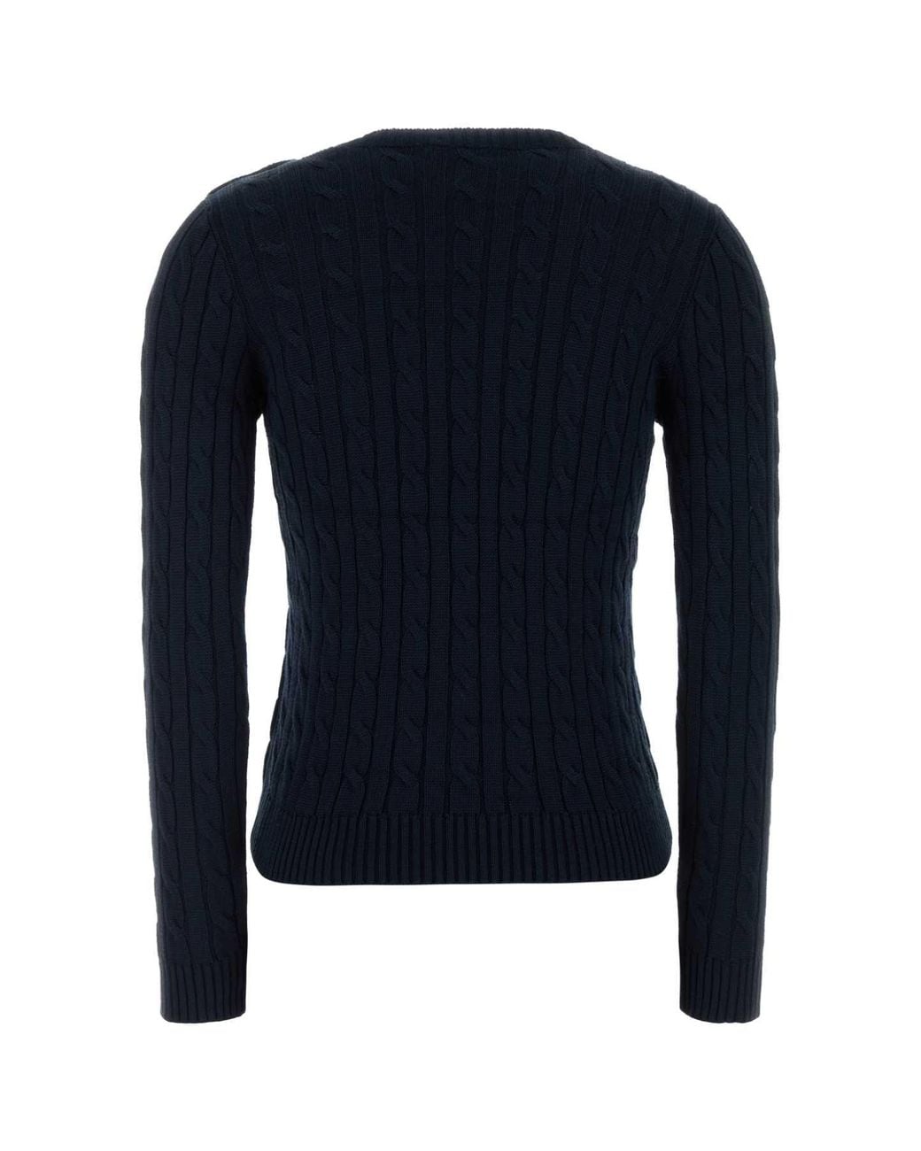 Ralph Lauren Blue Cotton Blend Sweater