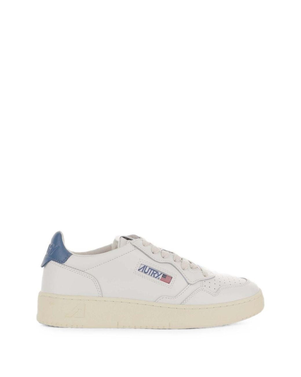 Autry White Medialist Low Sneakers