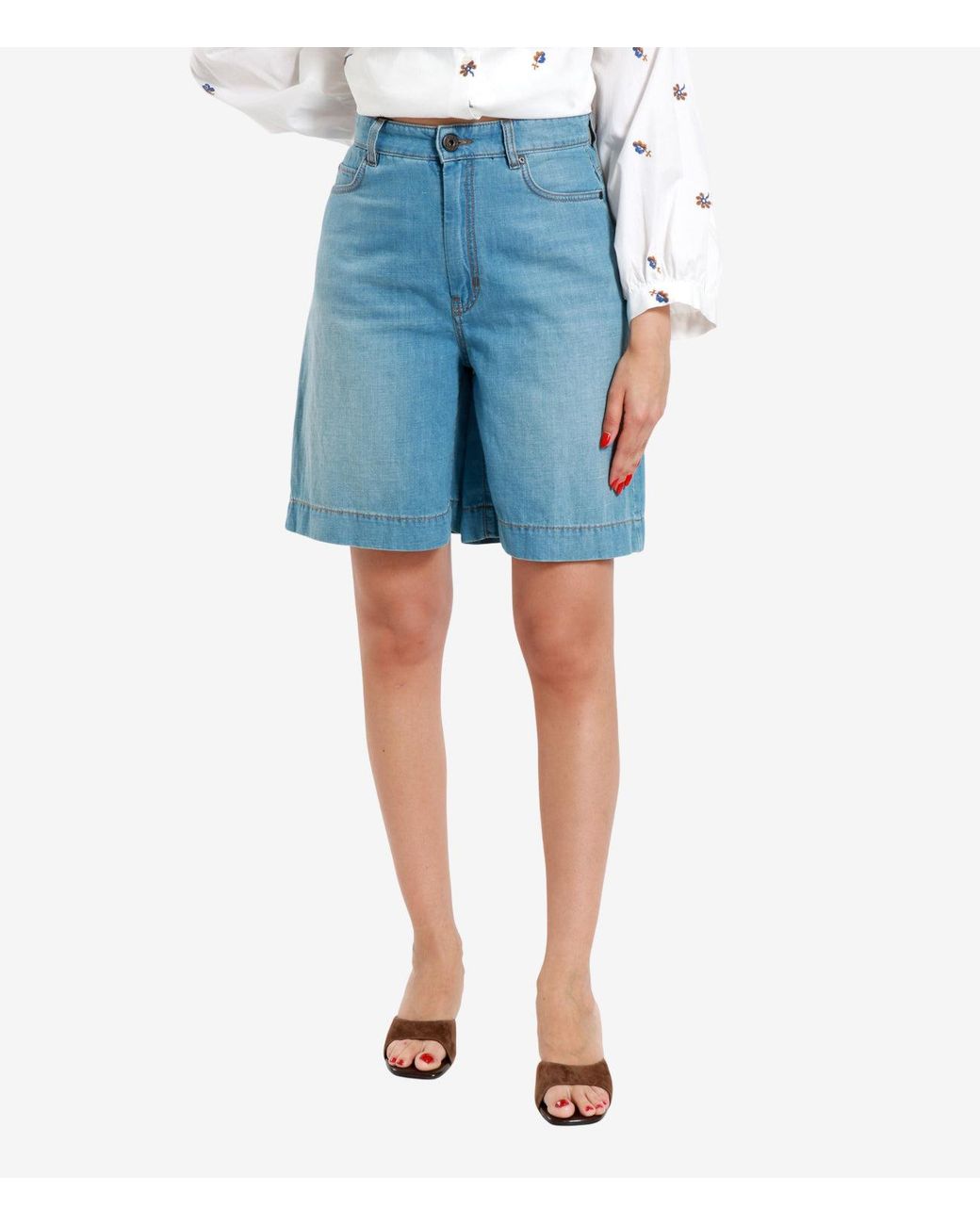Weekend by Maxmara Blue Shorts