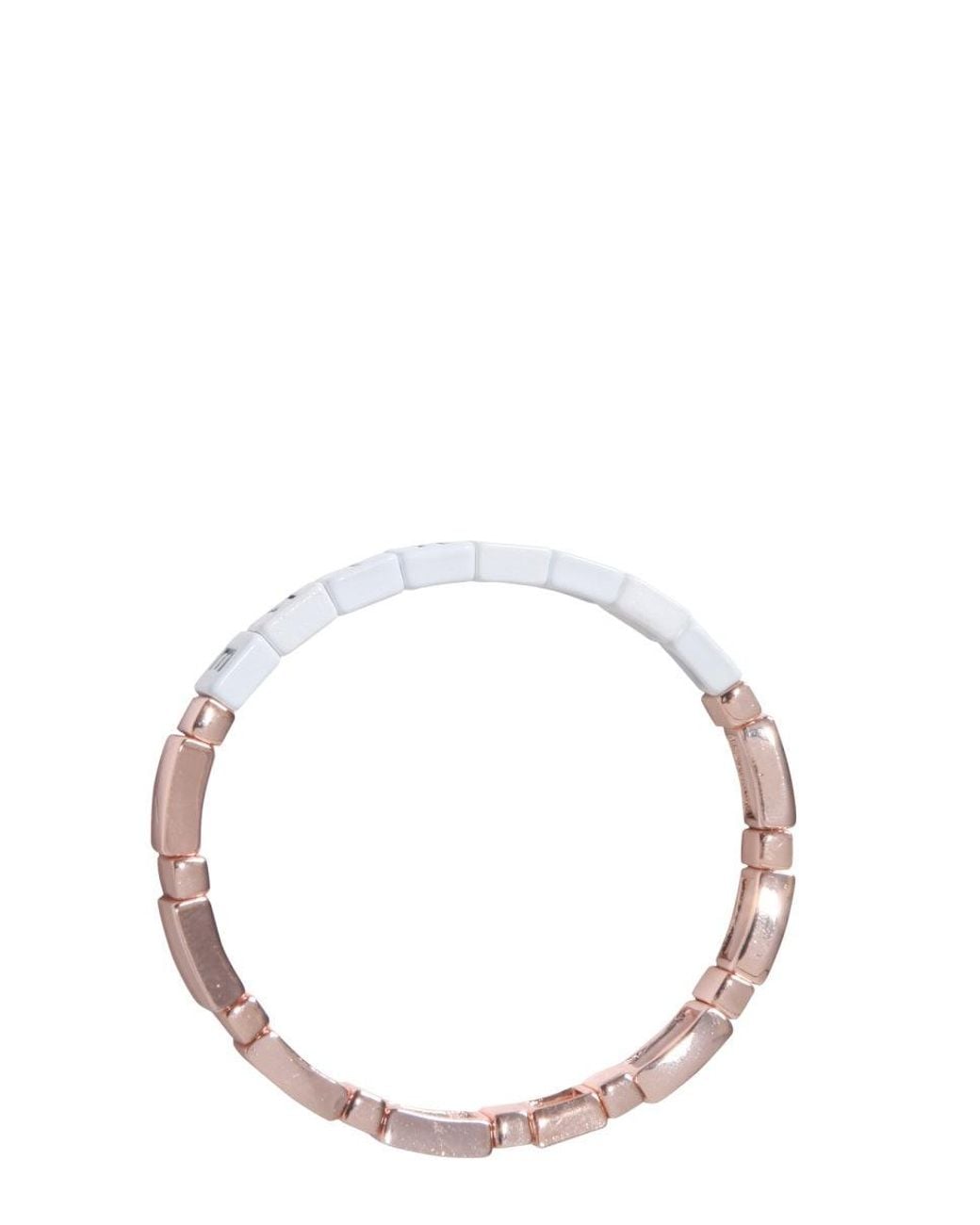 LABEL K Multicolor Elastic Bracelet With Block