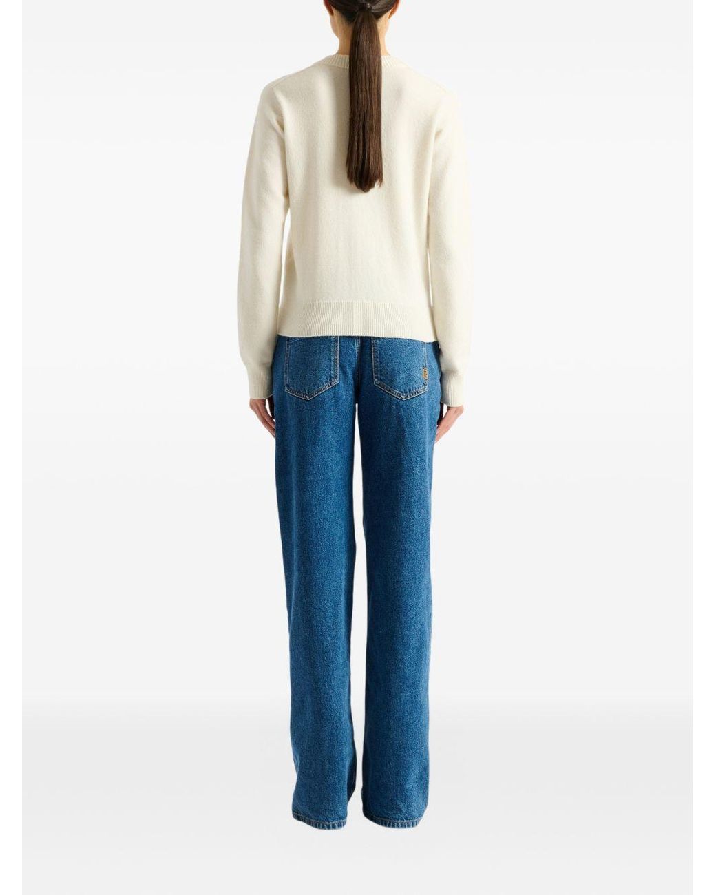 Balmain White Cashmere Cardigan