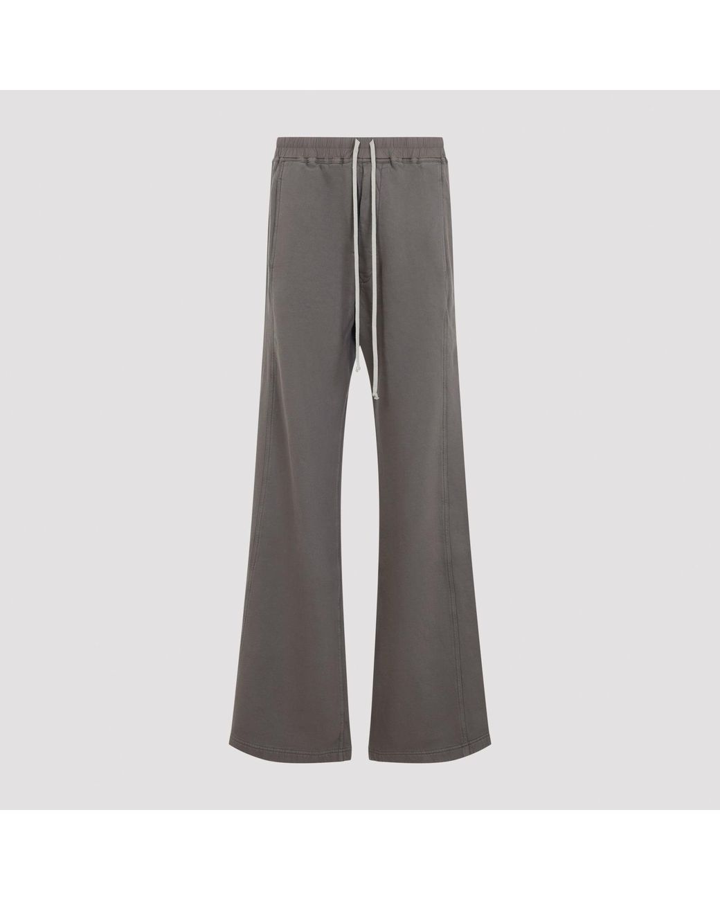 Rick Owens Brede Pusherbroek in het Gray voor heren