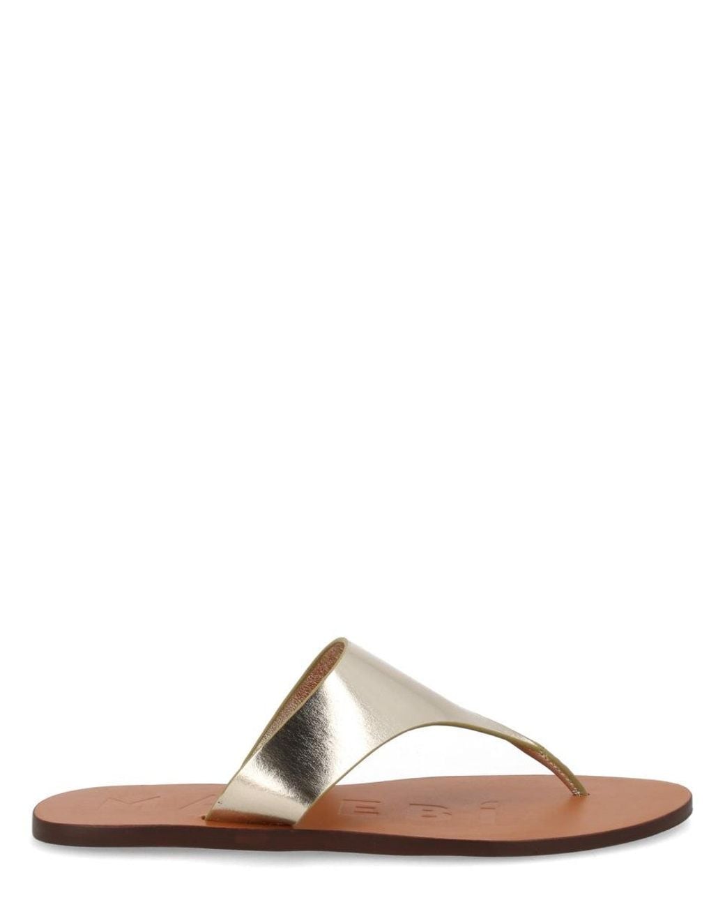 Manebí Brown Goat Leather Buff Leather Neolite Flats