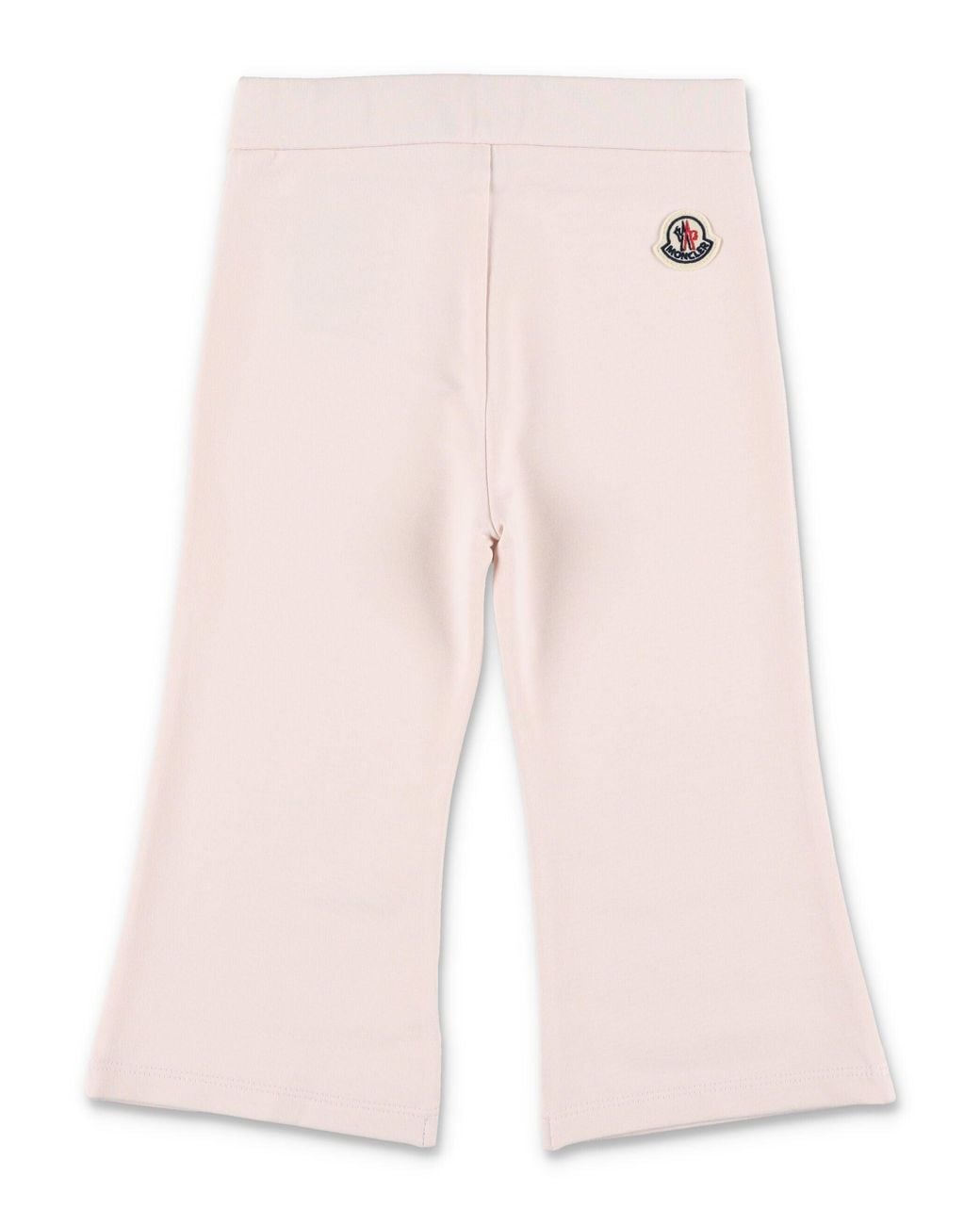 Moncler Pink Girl Brushed Cotton Zip Hoodie Set With Wide-Leg Trousers