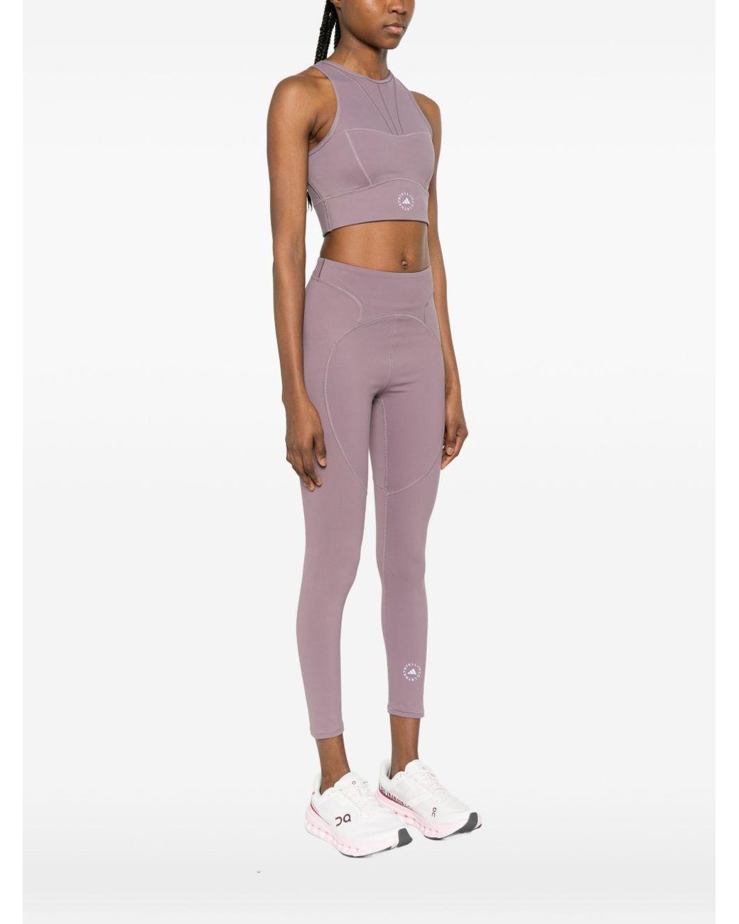 Adidas By Stella McCartney Purple Bralette Top