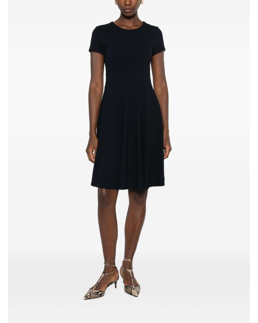 Emporio Armani Black Midi Dress