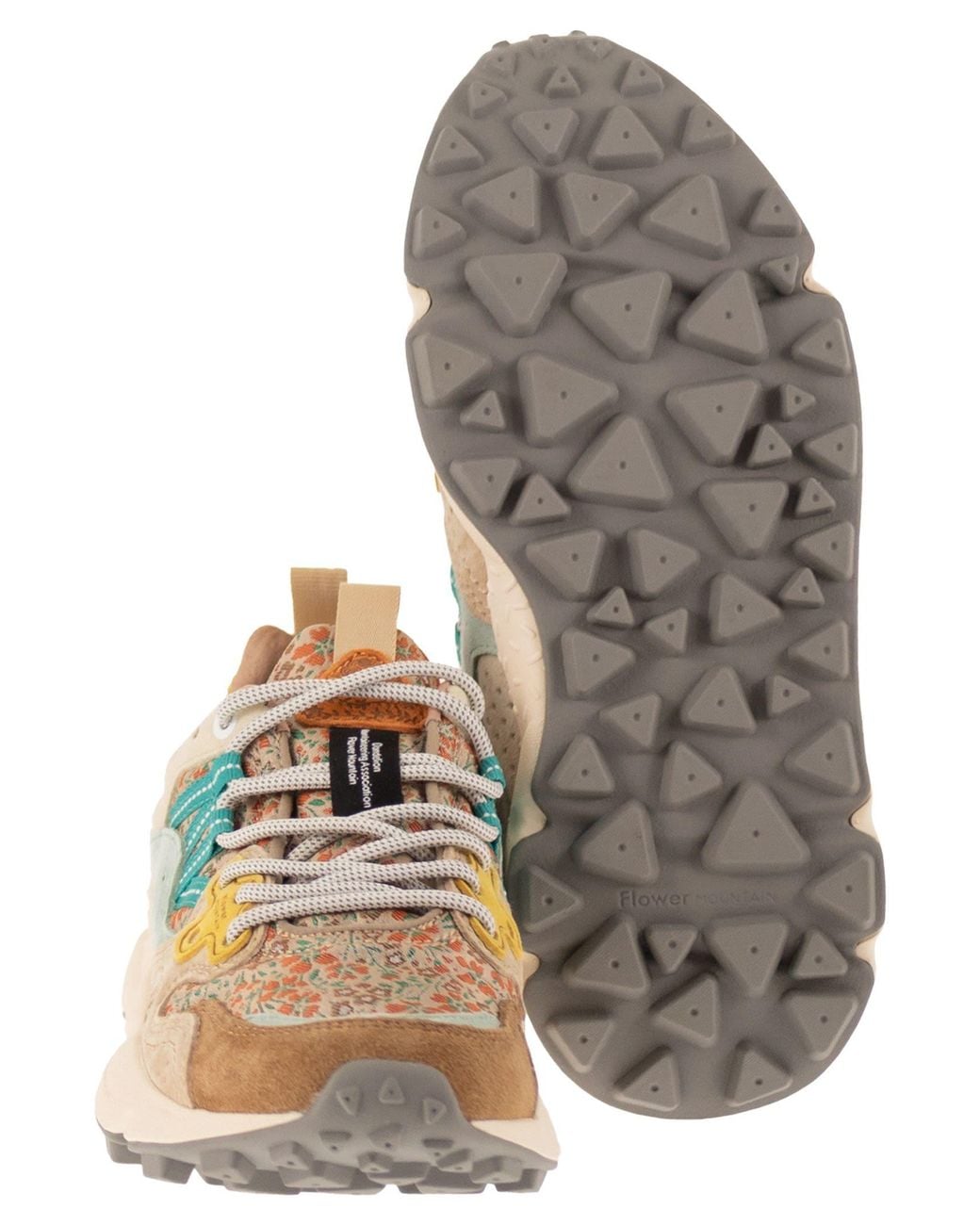 Flower Mountain Green Yamano 3 Sneakers