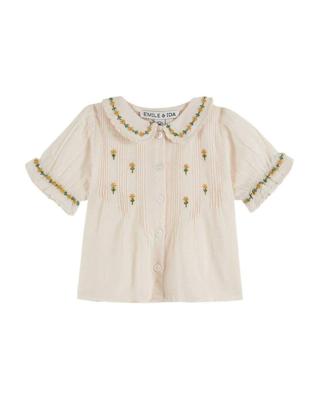 Emile Et Ida Natural Emile & Ida Blouse Brodee