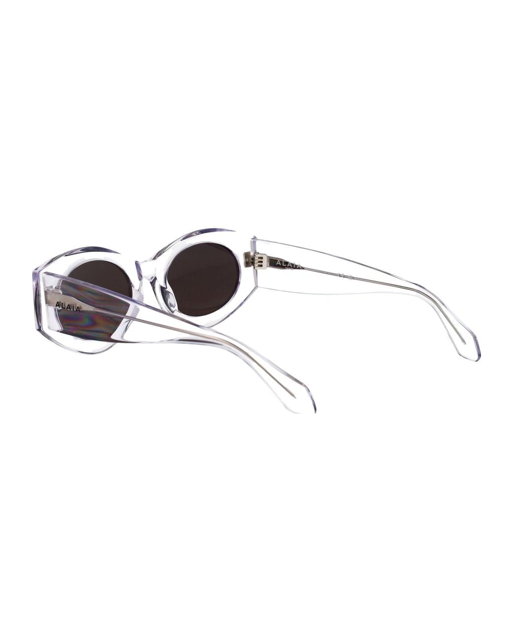 Alaïa Black Alaia Crystal-Crystal- Acetate Sunglasses
