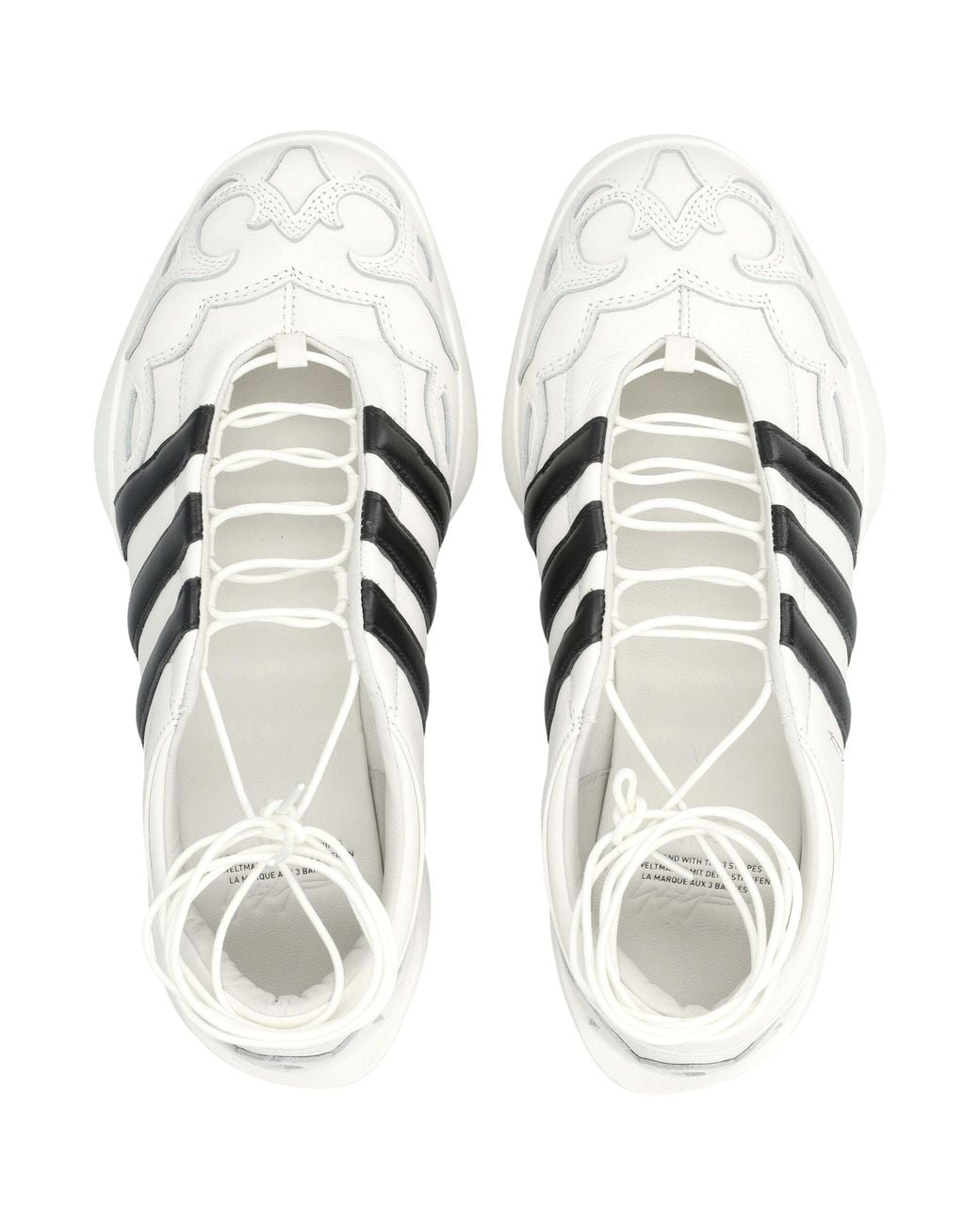 Y-3 White Regu Mary Jane Leather Shoes