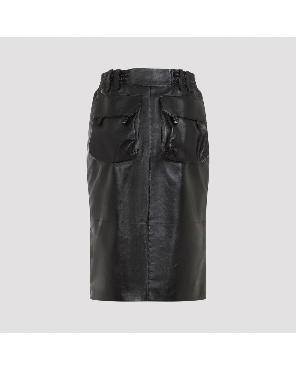 Saint Laurent Black Midi Skirt