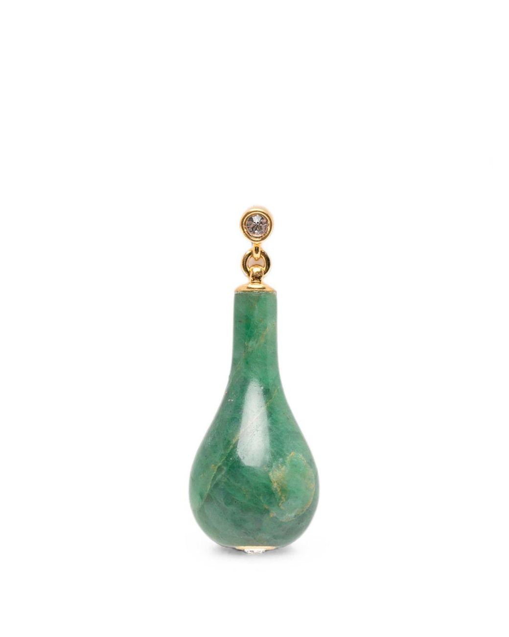 Totême Green Jade Drop Earrings
