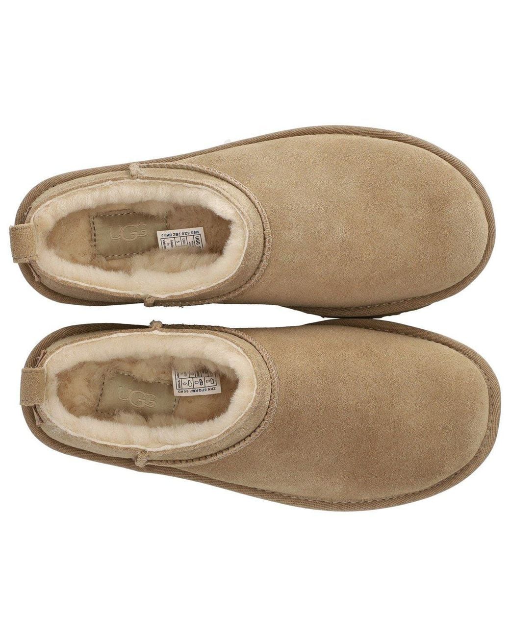 Ugg Brown Classic Micro Sand Bootie