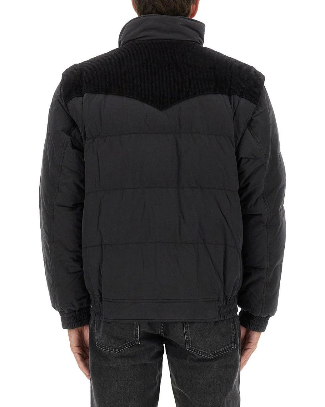 Isabel Marant Gray Down Jacket "Dowson" for men