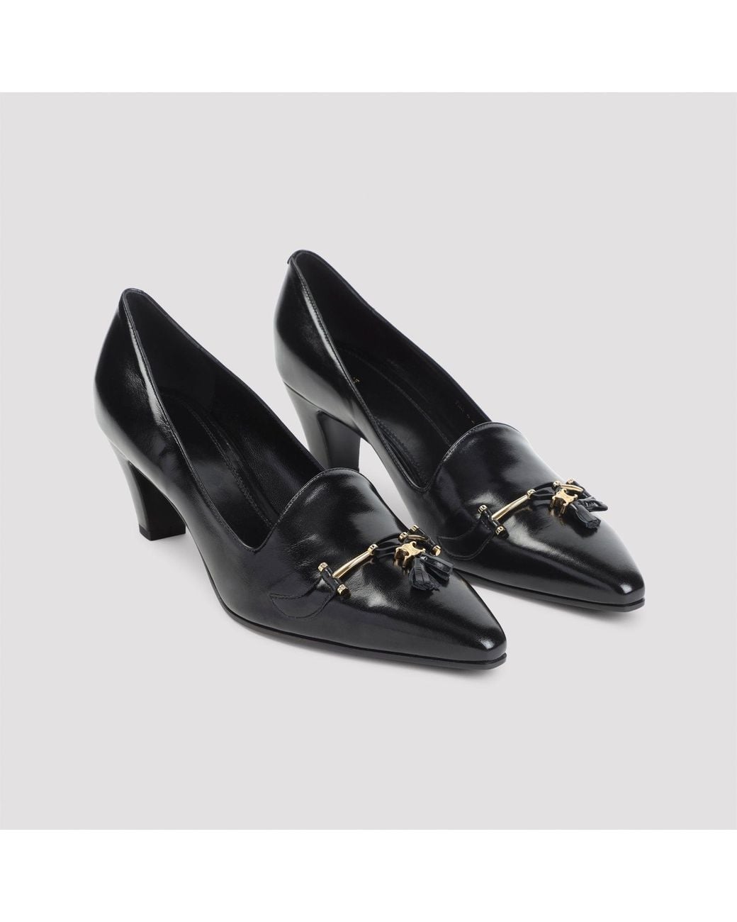 Céline Black Queen Pumps