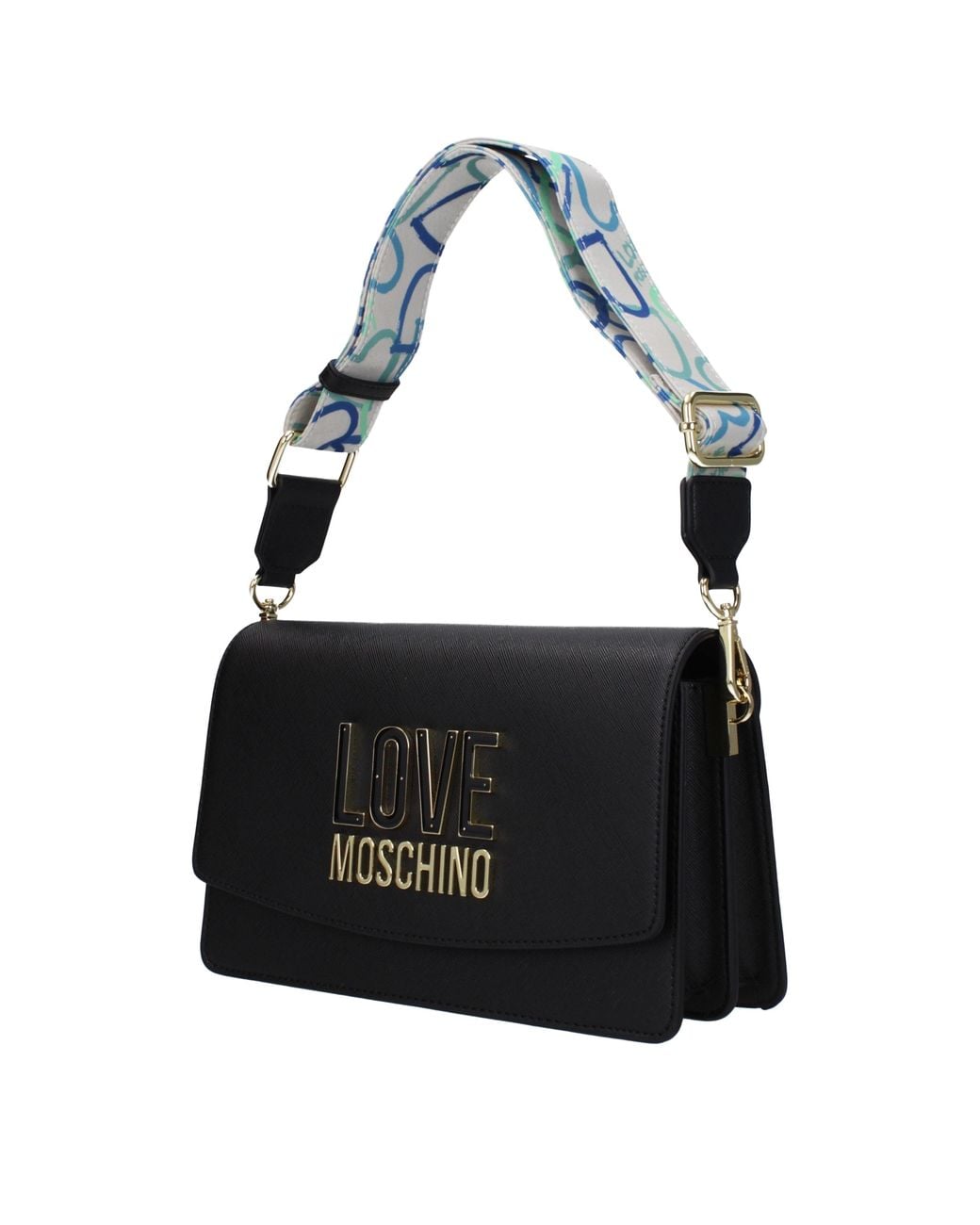 Love Moschino Black Shoulder Bags Polyurethane