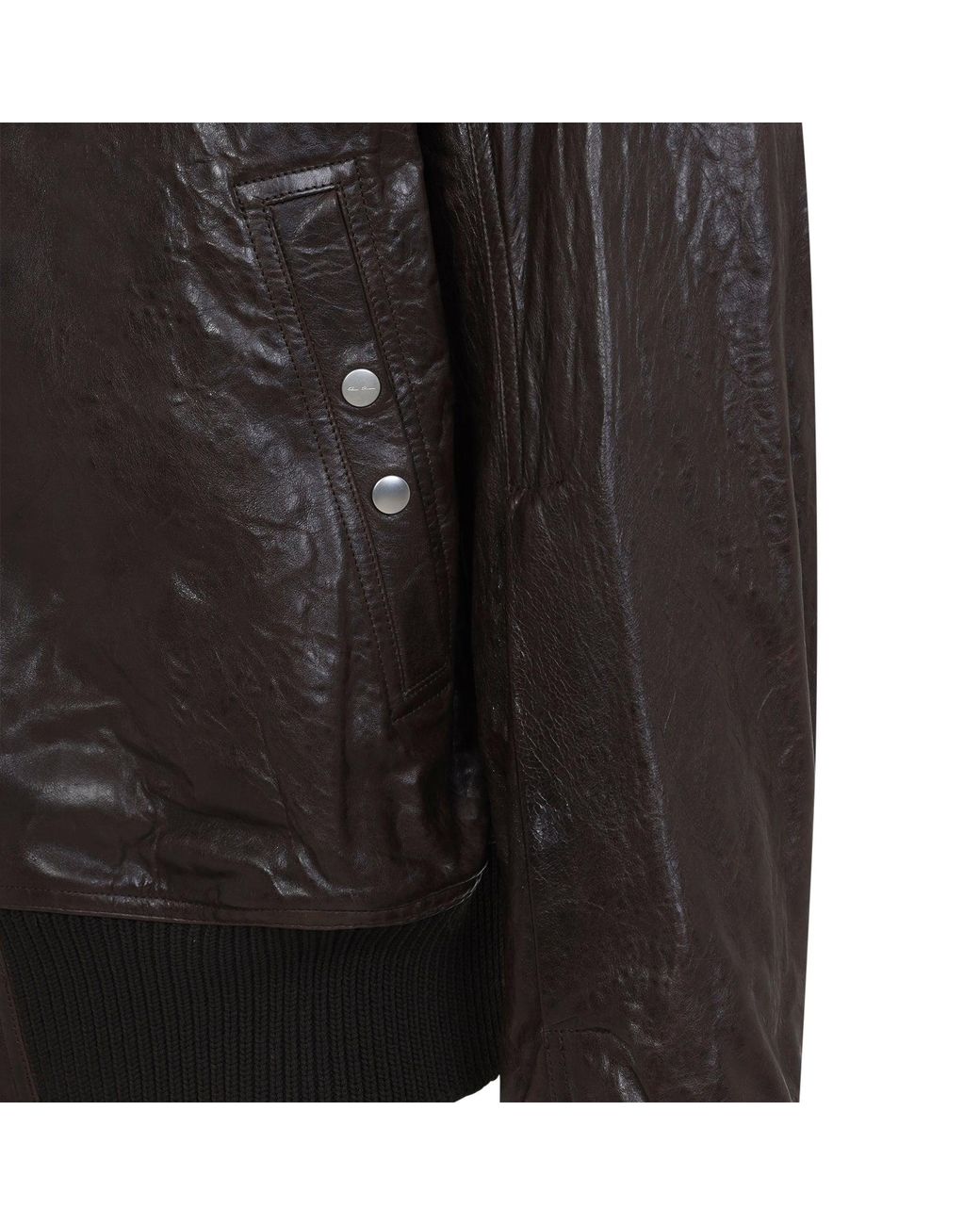 Rick Owens Dracuflight Jacket in het Black