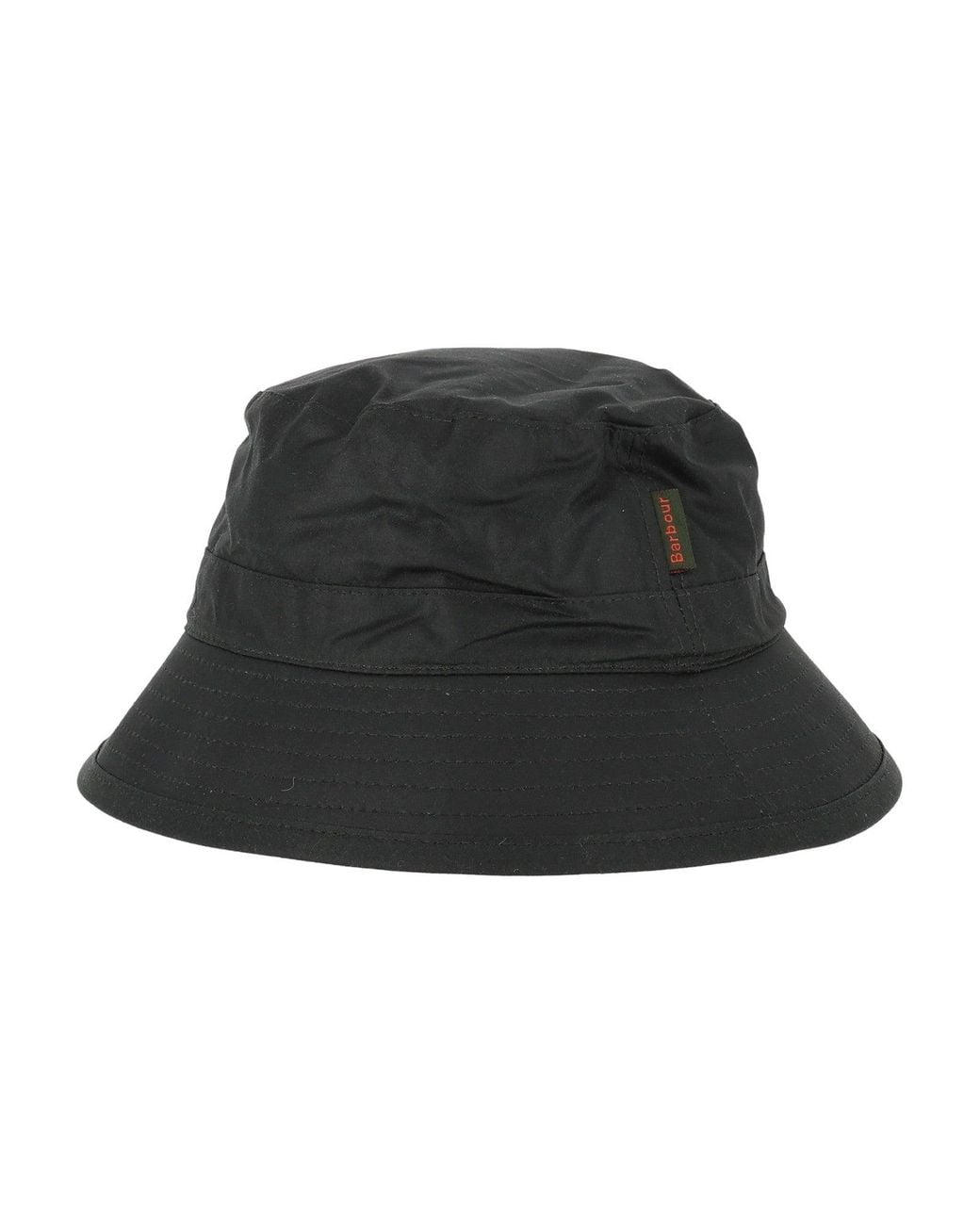 Barbour Black Wax Bucket Hat