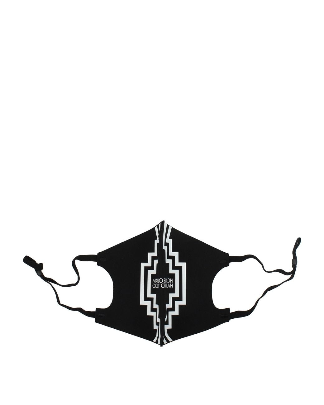 Marcelo Burlon Black Mascherine Uomo Tessuto Multicolore