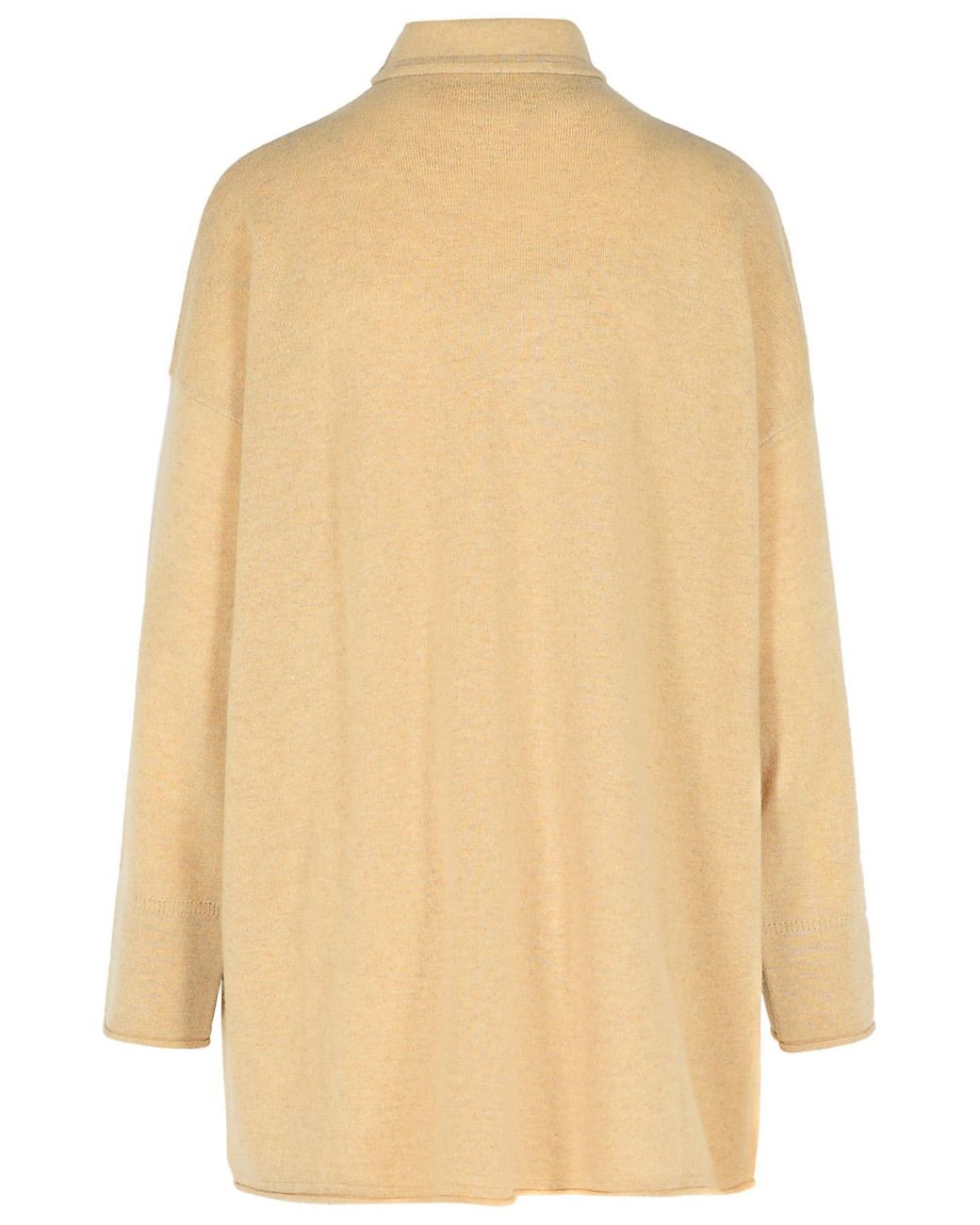 Max Mara 'oder' Beige Cashmere Turtleneck Trui in het Natural