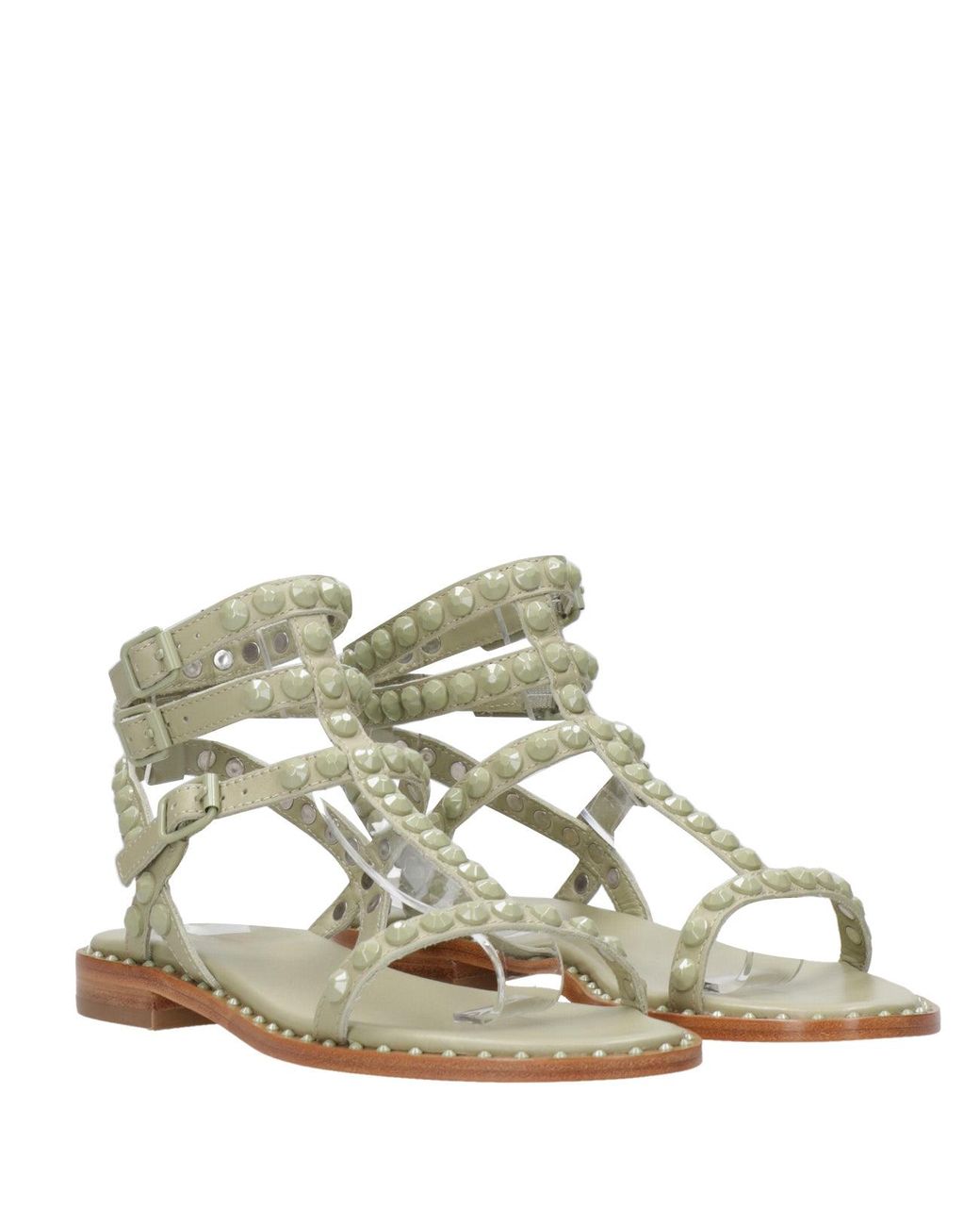 Ash Metallic Sandals
