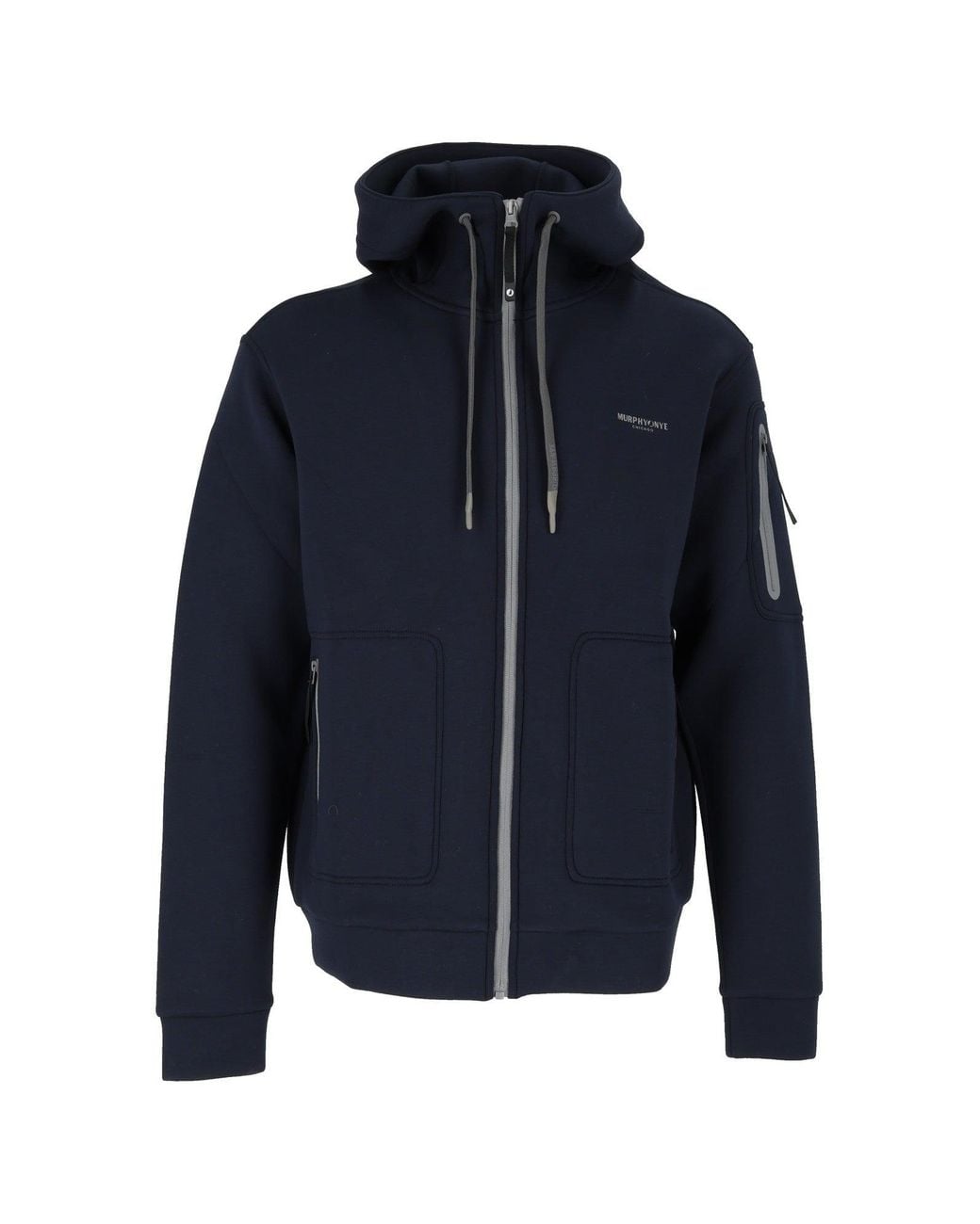 Murphy & Nye Blue Rhump Hooded Full-Zip Sweatshirt