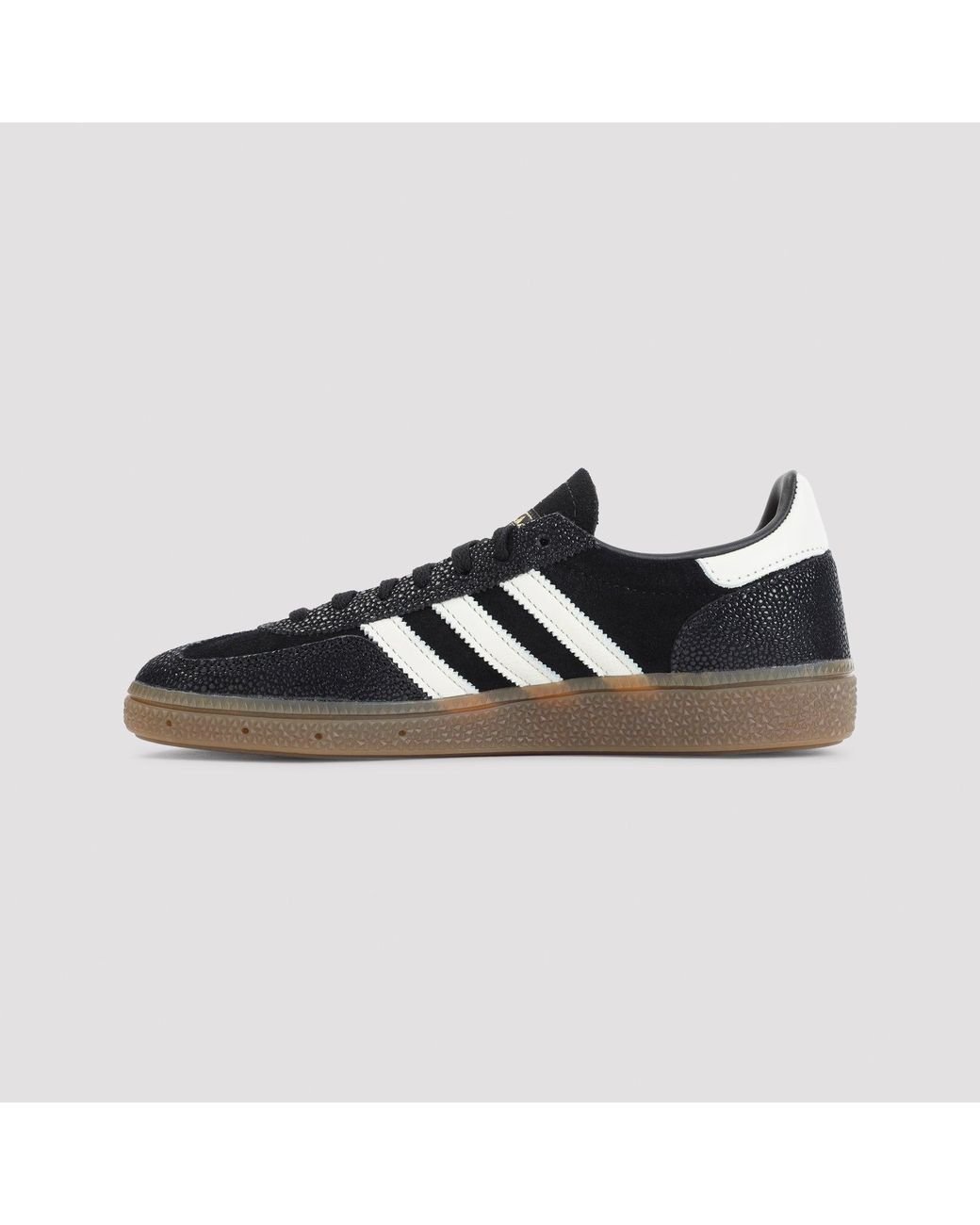 Adidas Black Handball Spezial Suede Sneakers