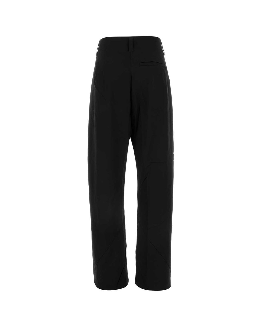 Kiko Kostadinov Black Stretch Wool Venari Wide-Leg Pant